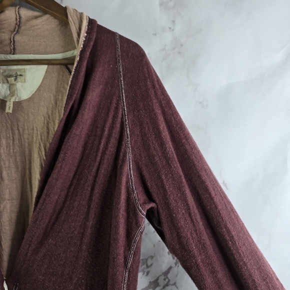 Wilfred Free Cardigan Women Small Red Button Lightweight Top Slouchy Aritzia - Picture 11 of 12